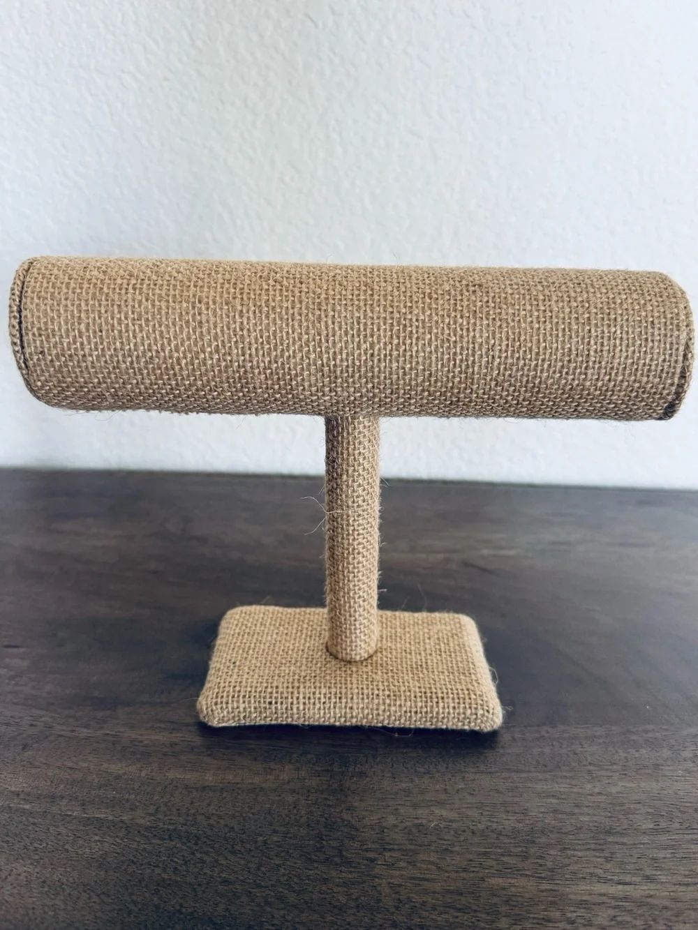 Burlap Bracelet Jewelry Organizer Stand Display